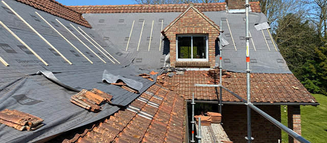 Pose de toiture traditionnelle près de Hazebrouck